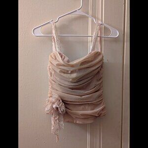 BCBGMaxAzria Mauve Corset Top/Bustier